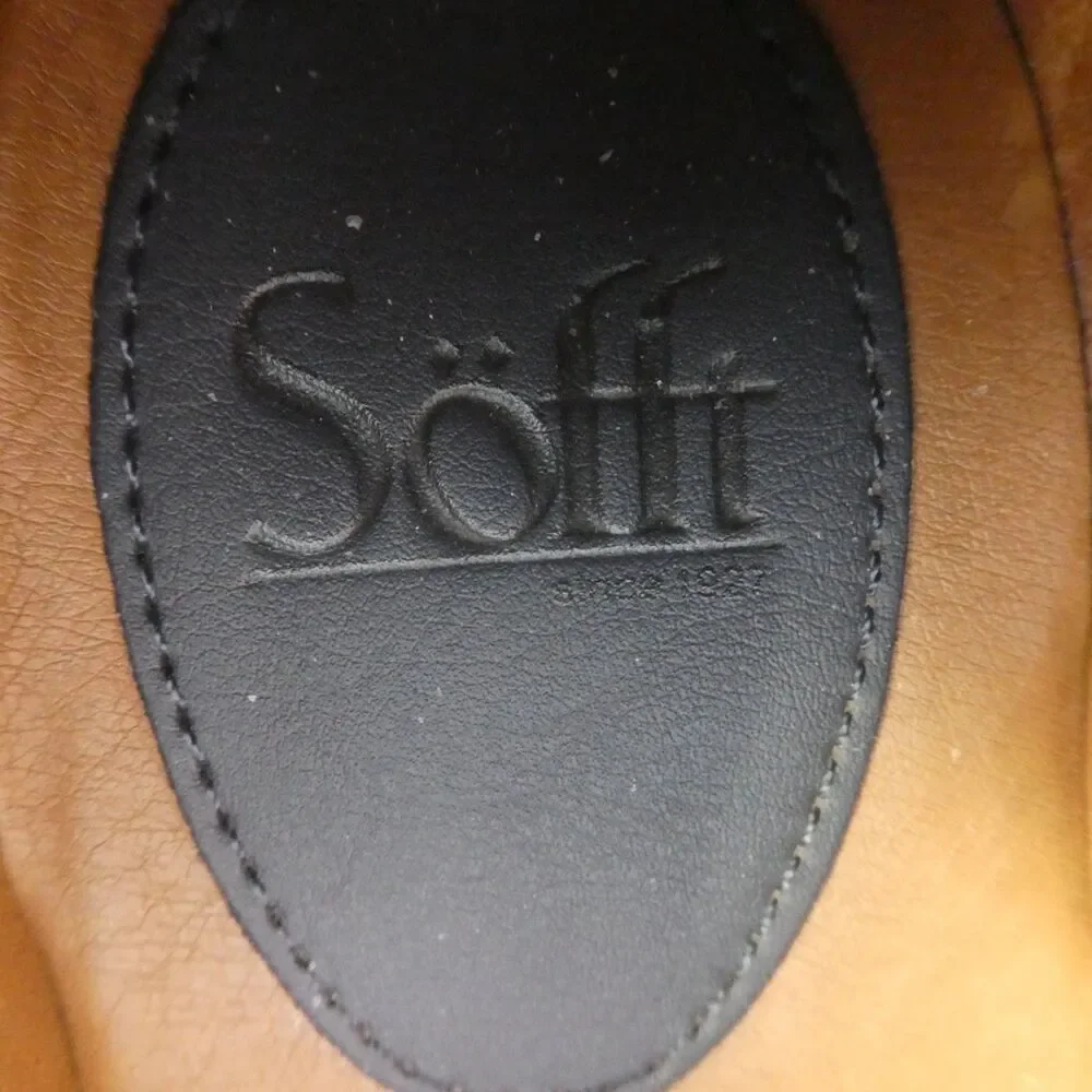 Sofft Blue‎ Leather Slip On Comfort Sneakers Loafers